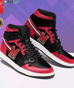 Maryland Terrapins Shoes – Jordan 1 High Sneaker Maryland Terrapins Shoes – Jordan 1 High Sneaker