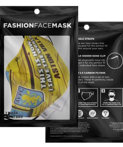 This Is How I Save The World Aston Villa Face Mask With PM2.5 Filters