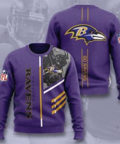 Baltimore Ravens Football Go Ravens All Over Print Sweater Baltimore Ravens Football Go Ravens All Over Print Sweater