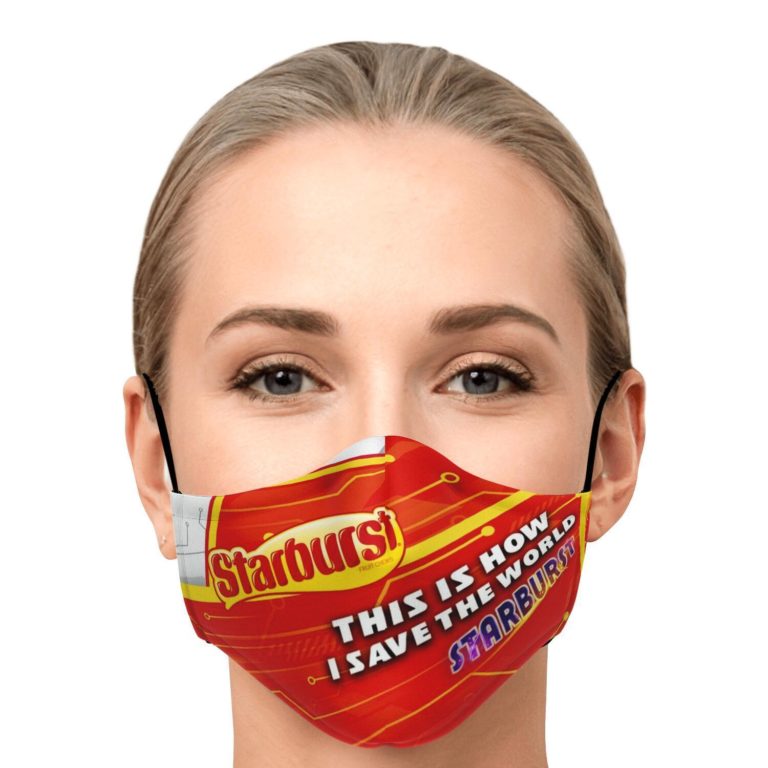This Is How I Save The World Starburst Face Mask With PM2.5 Filters