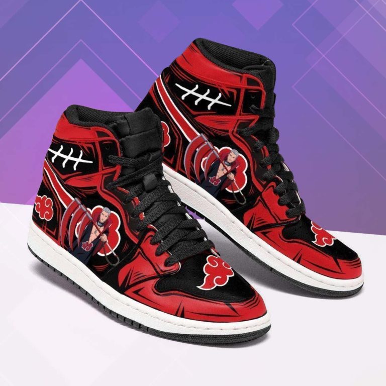 Akatsuki Hidan Naruto Jordan 1 High Sneaker – Hidan Shoes