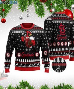 St. Louis Cardinals 3D Printed Ugly Christmas Wool Sweater