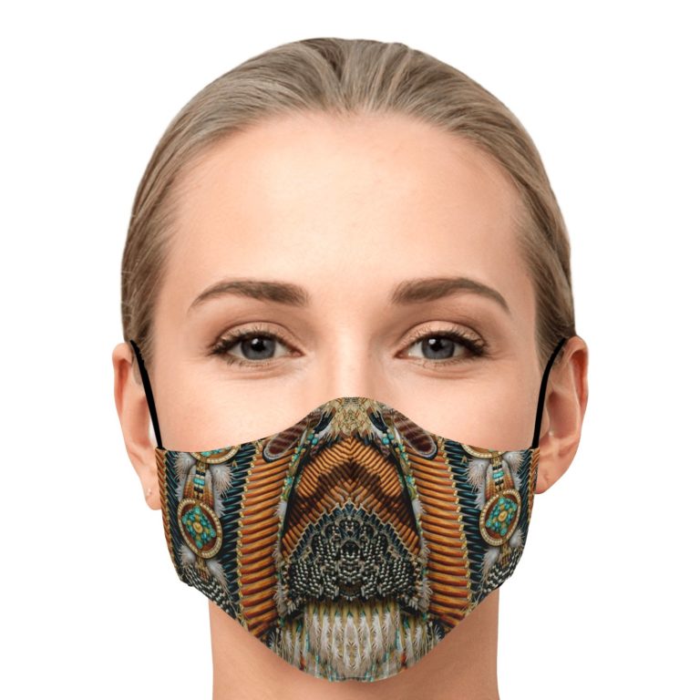 Land Of Peace Native American Face Mask With PM2.5 Filter