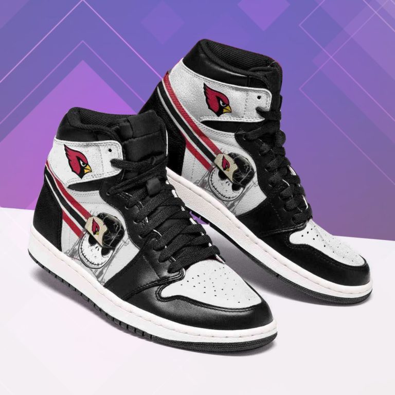Arizona Cardinals NFL Jack Skellington Jordan Sneaker Boots
