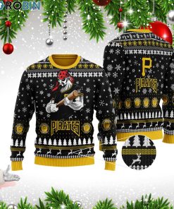 Pittsburgh Pirates 3D Print Ugly Christmas Wool Sweater Pittsburgh Pirates 3D Print Ugly Christmas Wool Sweater