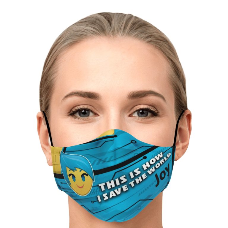 This Is How I Save The World Joy Disney Face Mask With PM2.5 Filters
