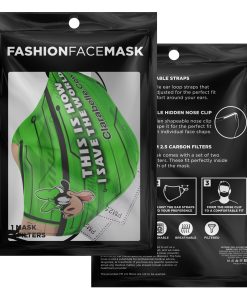 This Is How I Save The World Clarabelle Cow Face Mask With PM2.5 Filters
