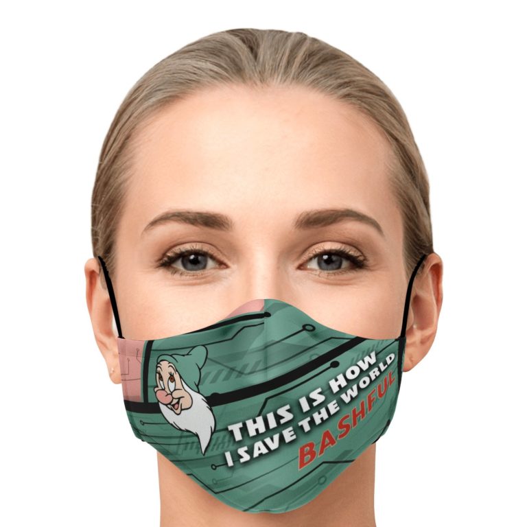 This Is How I Save The World Bashful Face Mask With PM2.5 Filters