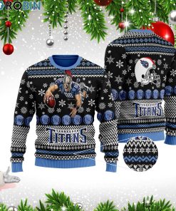 Tennessee Titans 3D Printed Christmas Wool Sweater Tennessee Titans 3D Printed Christmas Wool Sweater