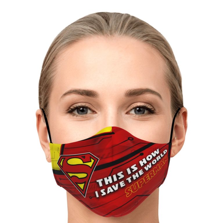This Is How I Save The World Superman Face Mask With PM2.5 Filters