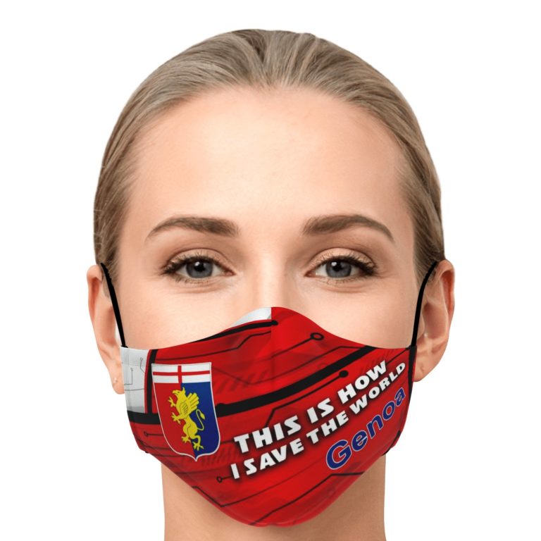 This Is How I Save The World Genoa Face Mask With PM2.5 Filters