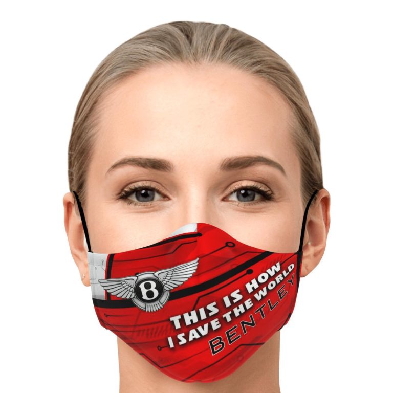 This Is How I Save The World Bentley Face Mask With PM2.5 Filters