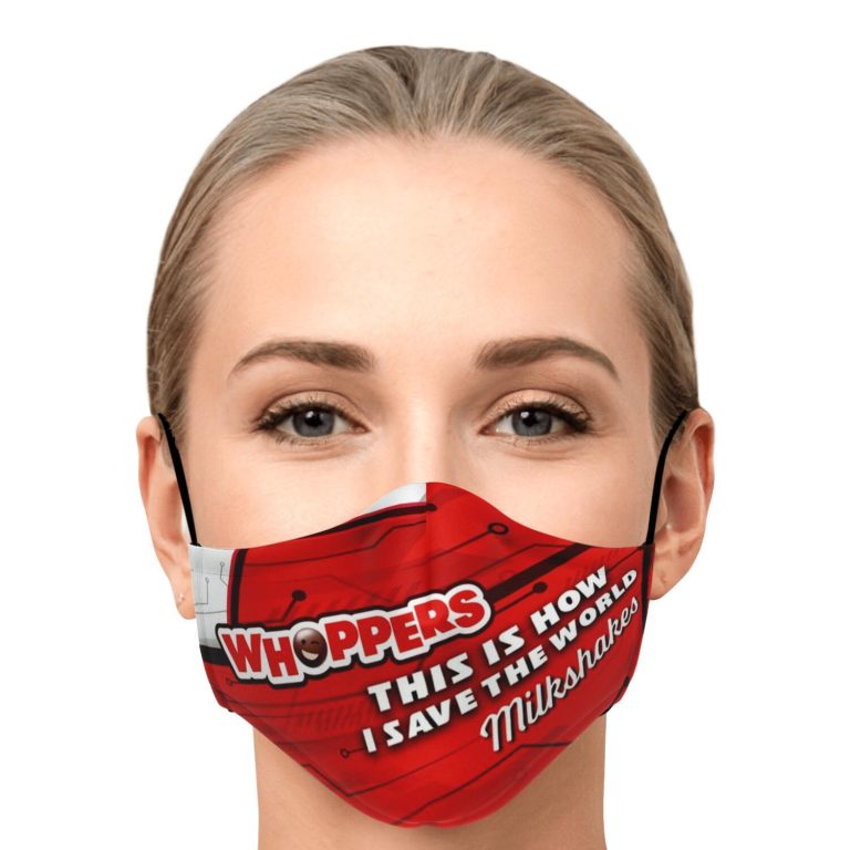 This Is How I Save The World Whoppers Face Mask With PM2.5 Filters