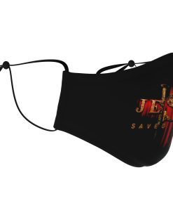 Jesus Saved My Life Face Mask With PM2.5 Filter