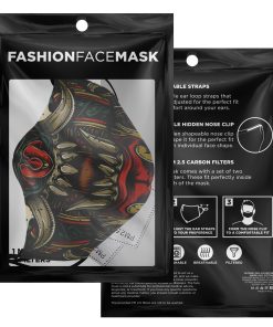 Samurai Oni Face Mask With PM2.5 Filter