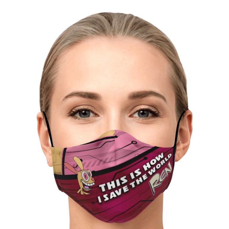 This Is How I Save The World Ren Höek Face Mask With PM2.5 Filters