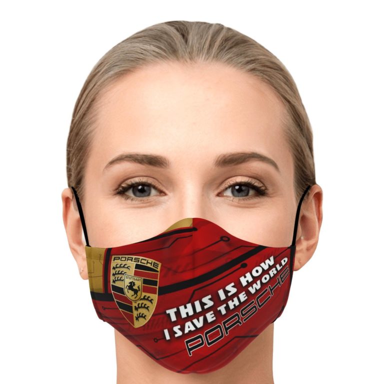 This Is How I Save The World Porsche Face Mask With PM2.5 Filters