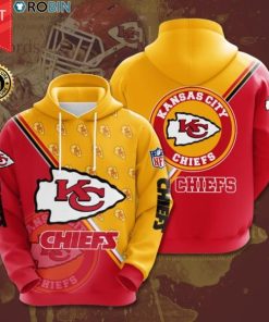 The Kansas City Chiefs Football Team Full Printed Hoodie