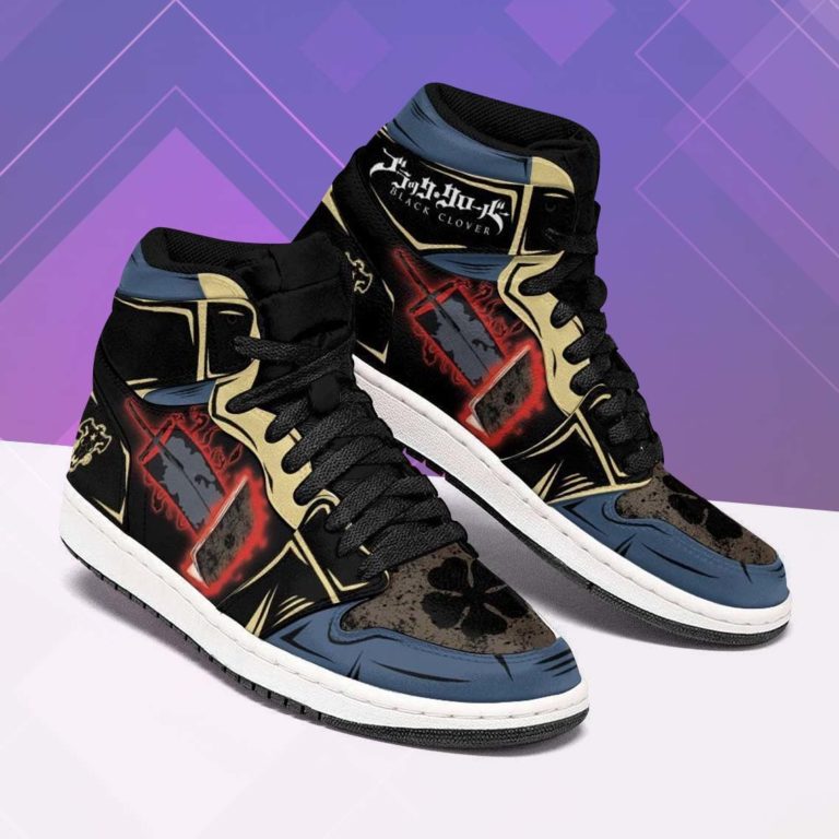 Black Clover Asta Grimoire Sword Jordan 1 High Sneaker - Shoes ...