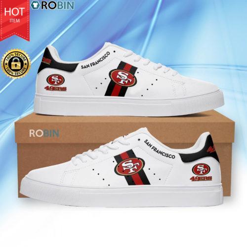 San Francisco 49ers Fooball Skate Shoes - Sneakers | RobinPlaceFabrics ...