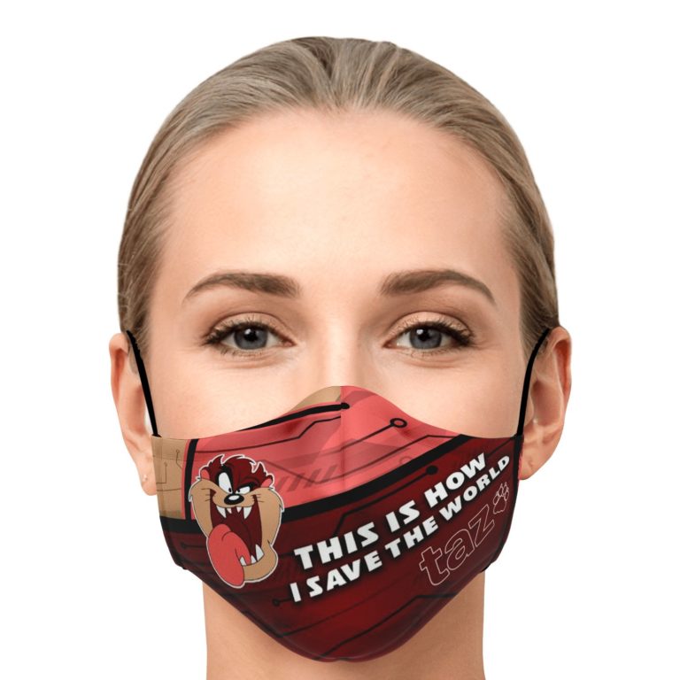 This Is How I Save The World Taz Face Mask With PM2.5 Filters