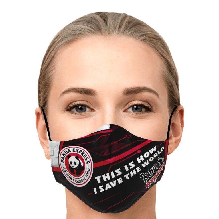 This Is How I Save The World Panda Express Face Mask With PM2.5 Filters