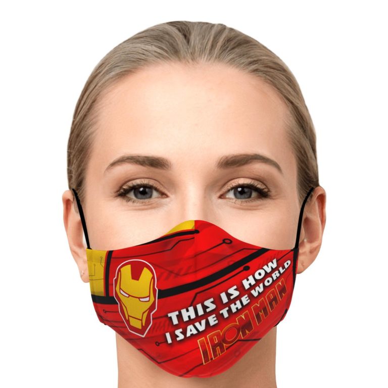 This Is How I Save The World Iron Man Face Mask With PM2.5 Filters