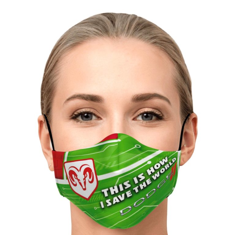 This Is How I Save The World Dodge Face Mask With PM2.5 Filters