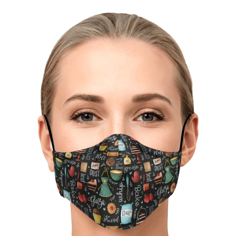 Baking Baker Face Mask With PM2.5 Filter