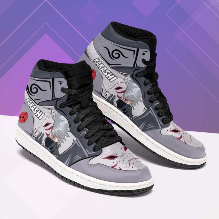 Naruto Manga – Kakashi Sneaker Boots – Jordan 1 High