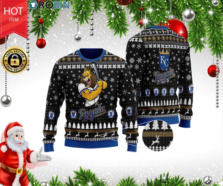 Kansas City Royals Full Print Christmas Wool Sweater