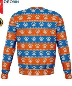 Poodle See You Eating Snacks All-Over Printed Wool Sweaters