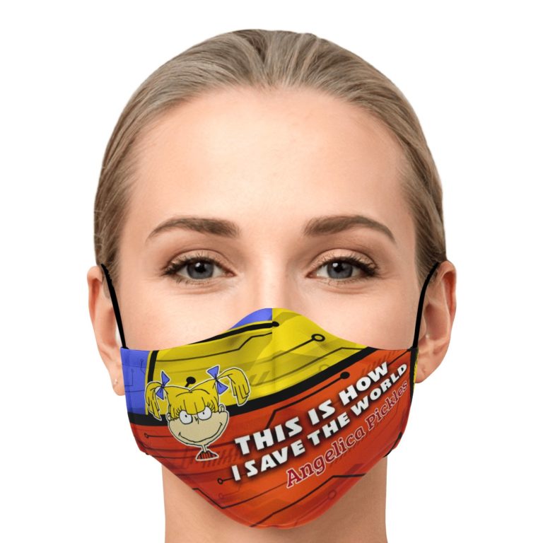 This Is How I Save The World Angelica Pickles Face Mask With PM2.5 Filters