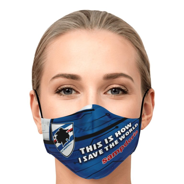 This Is How I Save The World Sampdoria Face Mask With PM2.5 Filters