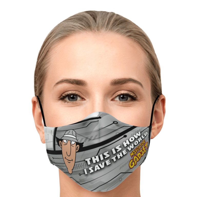 This Is How I Save The World Inspector Gadget Face Mask With PM2.5 Filters