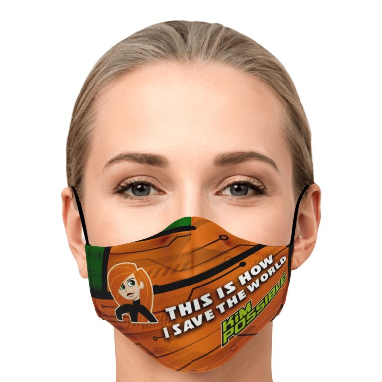 This Is How I Save The World Kim Possible Face Mask With PM2.5 Filters