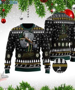 Oakland Athletics 3D Full Print Ugly Christmas Sweater Oakland Athletics 3D Full Print Ugly Christmas Sweater