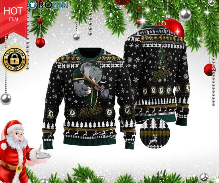 Oakland Athletics 3D Full Print Ugly Christmas Sweater