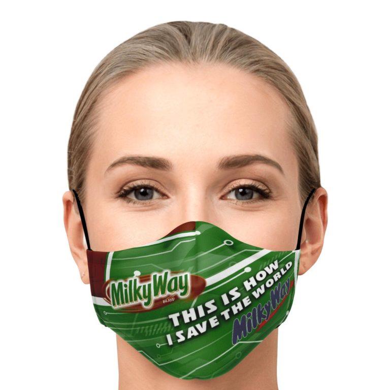 This Is How I Save The World Milky Way Ten Face Mask With PM2.5 Filters