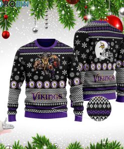 Minnesota Vikings Full Print Christmas Sweater Minnesota Vikings Full Print Christmas Sweater