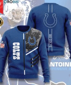 Indianapolis Colts Go Colts Full Printed Sweater