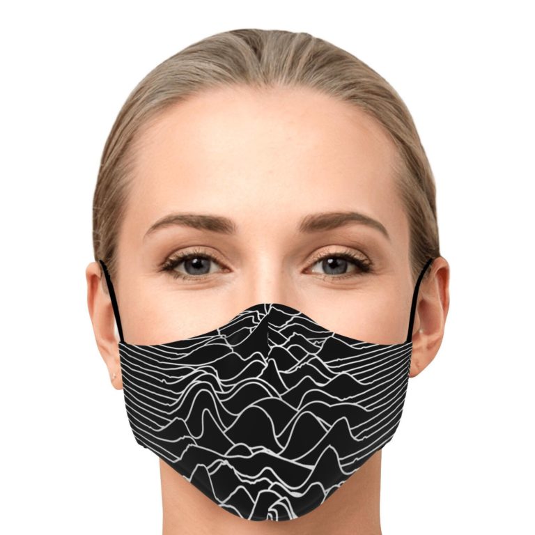 Joy Division's Unknown Pleasures Face Mask With PM2.5 Filter