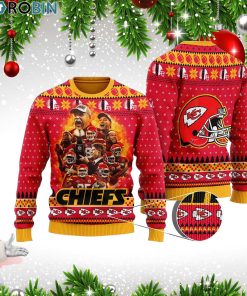 The Kansas City Chiefs Legion of Zoom Christmas Woolen Sweater