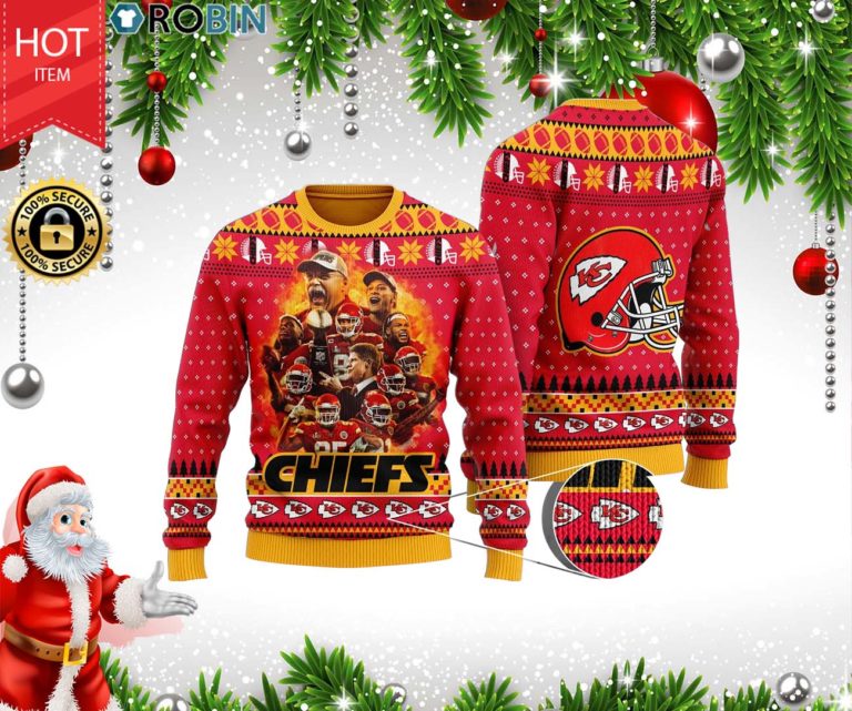 The Kansas City Chiefs Legion of Zoom Christmas Woolen Sweater