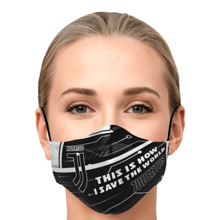 This Is How I Save The World Juventus Face Mask With PM2.5 Filters
