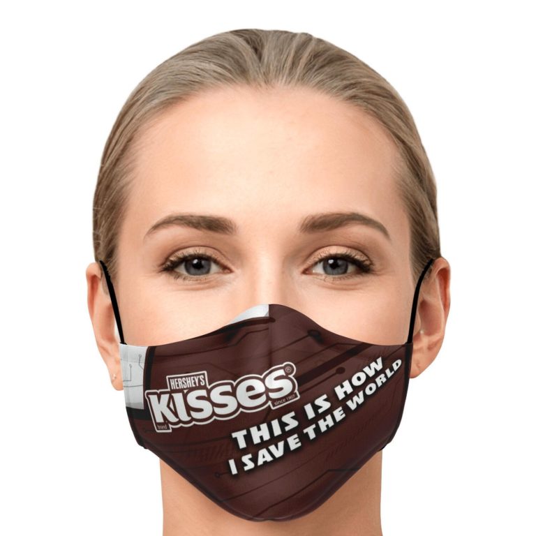 This Is How I Save The World Hershey's Kisses Face Mask With PM2.5 Filters