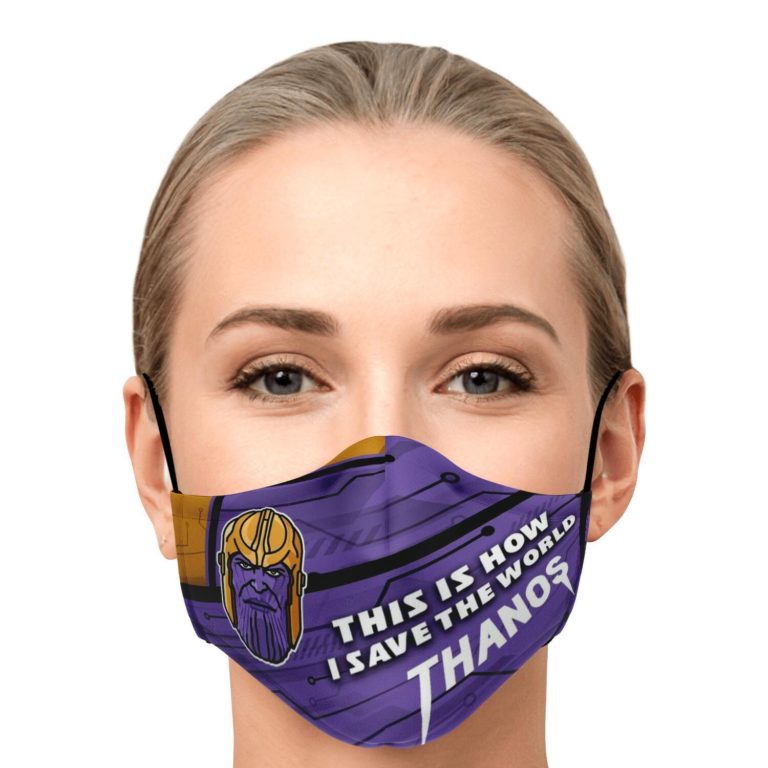 This Is How I Save The World Thanos Face Mask With PM2.5 Filters