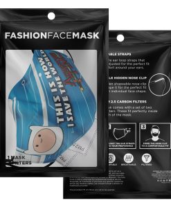 This Is How I Save The World Finn The Human Face Mask With PM2.5 Filters