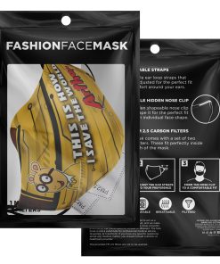 This Is How I Save The World Arthur Read Face Mask With PM2.5 Filters