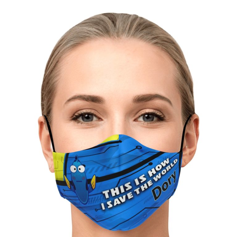 This Is How I Save The World Dory Disney Face Mask With PM2.5 Filters